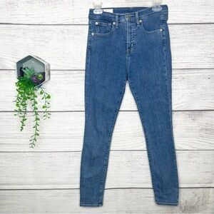 GAP True Skinny High Rise Blue Denim Jeans Size 2/26